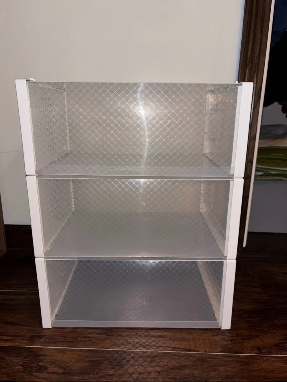 6 Piece Shoe Box Storage Containers